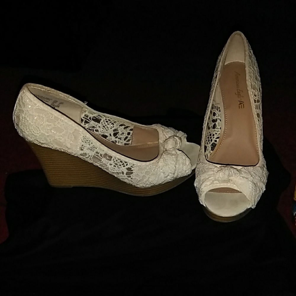 Open toe platforms